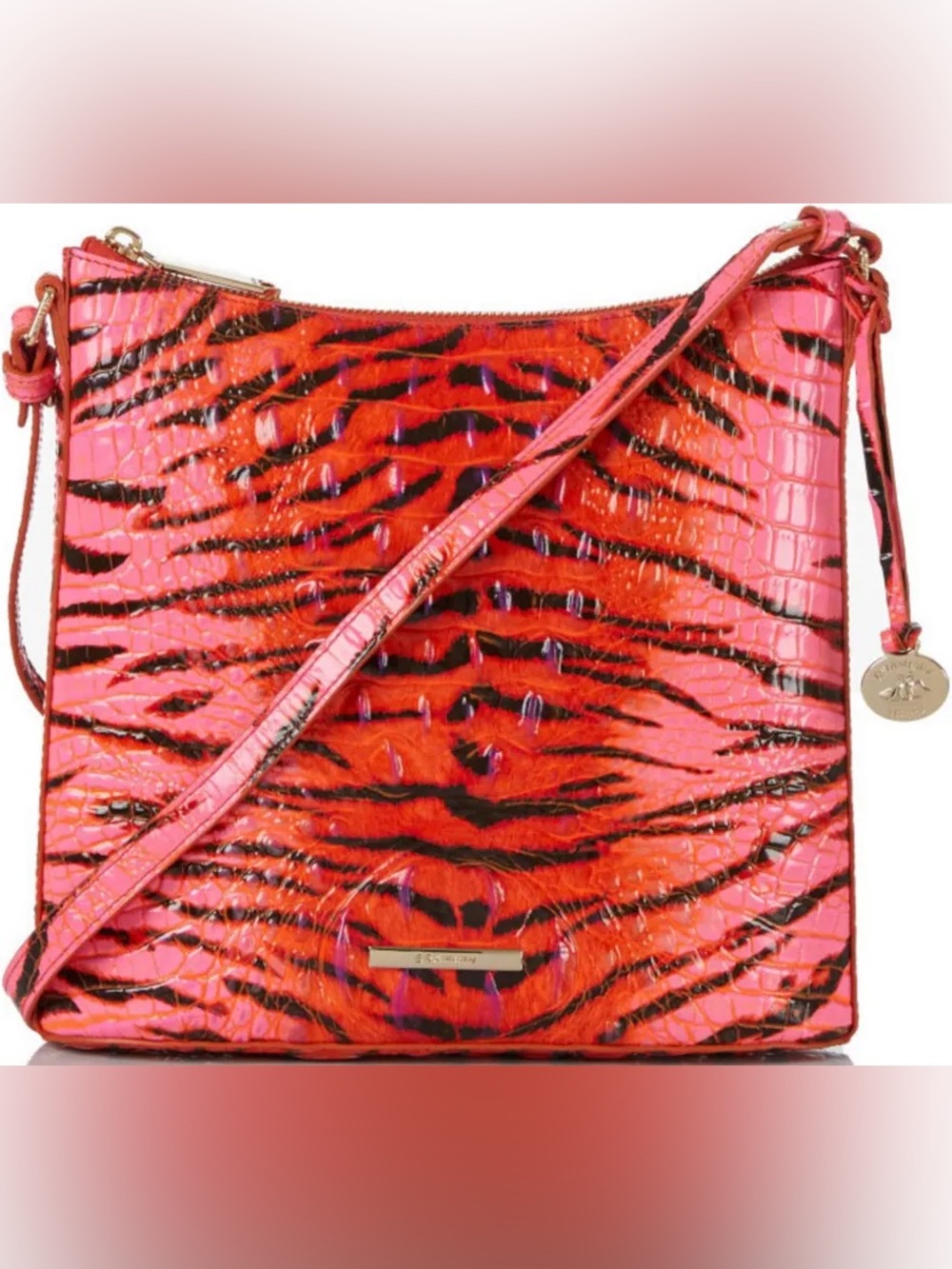 NWT Brahmin Katie Crossbody in Pink Feline Ombré Melbourne